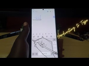How to Use Handwriting in Samsung keyboard S22 Ultra