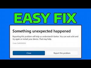 How To Fix Microsoft Store Error 0x80080005 in Windows