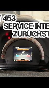 Smart 453 Service-Intervall Zurückstellen / Service Reset