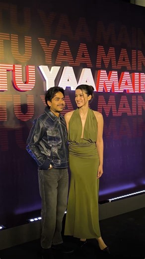 #shanayakapoor with #adarshgourav at #tuyaamain song album launch at Bombay Cocktail Bar #bollywood