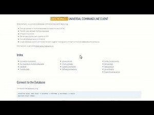 DbSchemaCLI - Database Universal Command Line Interface