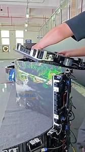 Do you like flying rental LED screens? ✅EA500H7 rental LED screen uses a special LED module and supports curved installation. Sliding controls the arc, accurately adjusts the curve, and is easy to use. ✅EA500H7 rental LED screen adopts a quick-lock design around it and is made of durable and beautiful materials. It supports inner and outer arc bending installation, which is convenient and fast, and improves the flatness of the picture. Buy stable LED display, go to EagerLED. Website: http://www.