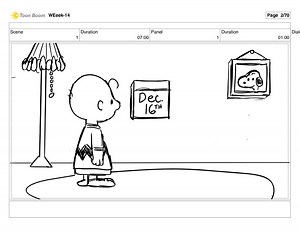 Peanuts Storyboard Sequence