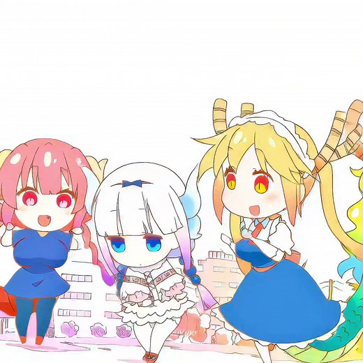 Adorable Tohru and Lucoa moments in Kobayashi's Dragon Maid