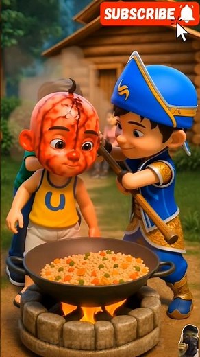 UPIN DAN BOBOBOY SOPAN LAGI MASAK NASI GORENG#upinipin #upinipinterbaru #parodi