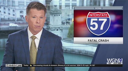 SB lanes of Dan Ryan Expressway at I-57 split reopen after triple fatal crash early Sunday morning, Illinois State Police say