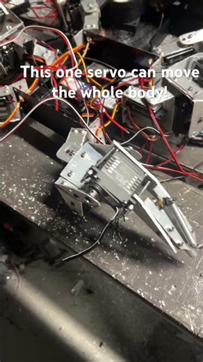 First servo test of the new robot