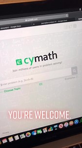 Lets ace the mf math class! #math #school #class #hack #cymath #homework #useful #foryou #foryoupage