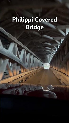 The Philippi Covered Bridge is the oldest & longest covered bridge in West Virginia #placesandpaths