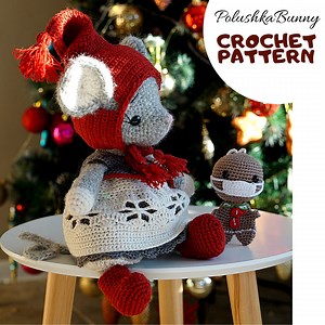 Crochet Pattern Doll Mouse Clothes Pattern / Polushkabunny - Etsy