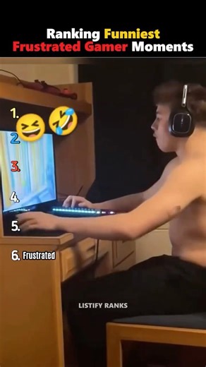 Ranking Funniest Frustrated Gamer Moments