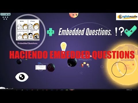 Cómo hacer Embedded questions en Inglés | La mejor explicación en español