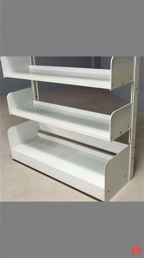 Libreria in Metallo Bianco Anni '70 - MOMOLI0301722