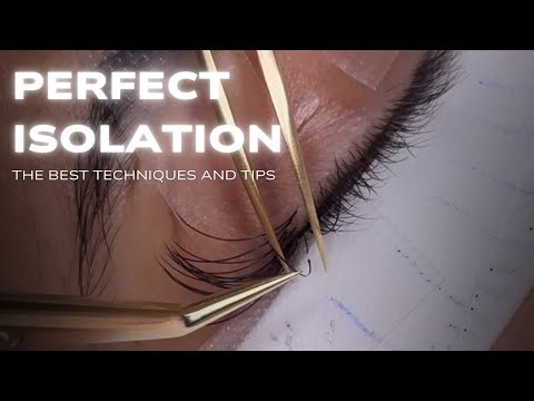 Isolation Tips for Beginners | The BEST Techniques | Increase Lash Speed