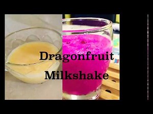 How to make Dragon Fruit Milkshake