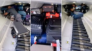 Fascinating Behind-the-Scenes Timelapses Showing How Airplane Luggage Is Loaded and Unloaded