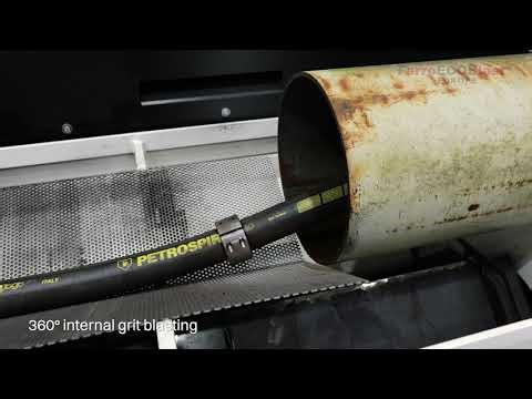 Automated Internal Blasting of Pipes up to 12m