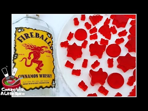 How to Make Fireball Cinnamon Whiskey Gummies
