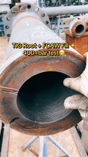 TIG Root to FCAW Fill on Heavy 12