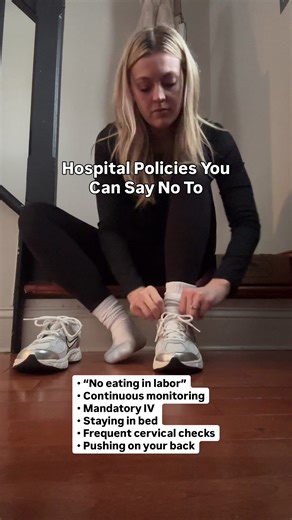 DAY 13 Hospital policies are not law. And not all of them are evidence-based. You ALWAYS have the right to ask questions and choose what feels right for your body. Here’s what many moms don’t know they can decline or individualize: 1️⃣ “No eating in labor” Most healthy birthing moms can safely eat light foods as long as they’re up to eating. At some point in labor you’ll likely loose your appetite. Evidence shows it helps maintain energy and prevent exhaustion. 2️⃣ Continuous monitoring For low-
