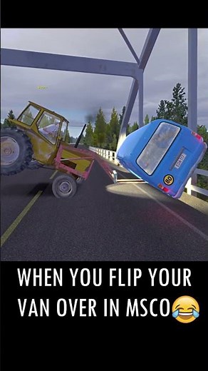 My Summer Car Online Side Flipped Van #shorts #mwc #mysummercar
