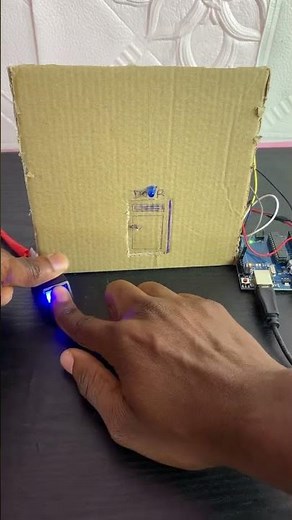 DIY Door Controller system with Arduino using Servo Motor & AS608 Fingerprint Scanner #arduino #rfid