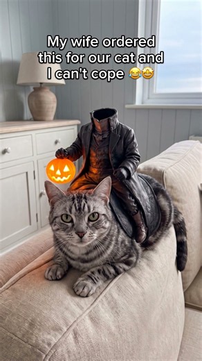 Cat rider costume — comment GHOST if you love it! 👻