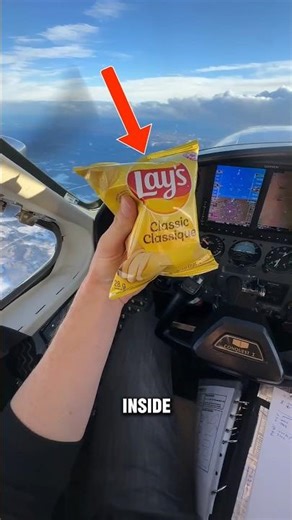 Why Bottles and Chips Explode on Airplanes ✈️😳 #Science #Pressure