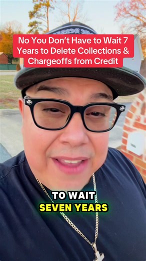 No you don’t have to wait 7 years to delete collections & chargeoffs from credit reports #credit #creditrepair #creditscore #creditscoreincrease #creditrepairservices