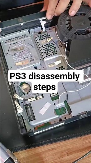 PS3 disassembly steps #ps3 #playstation #playstationtrophy