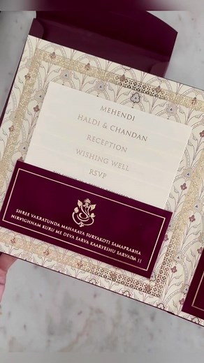 Colorful Indian Wedding Invitation Customization