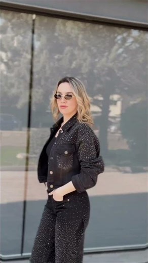 Jeans με στρας ✨ Το πιο εντυπωσιακό denim outfit!