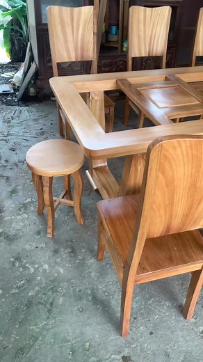 new dinner table and chairs #woodworking #hcarpenter #wood | H Carpenter