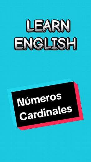 Números Cardinales En Inglés - Cardinal Numbers💬 #english #englishvocabulary #learnenglish