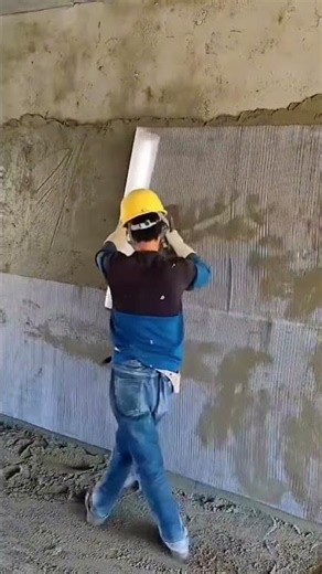 Wall plastering with lath tutorial #construction