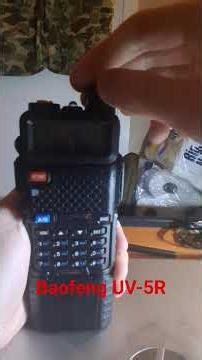 You can use almost anything as an antenna on the baofeng UV-5R. ran out of recording time.