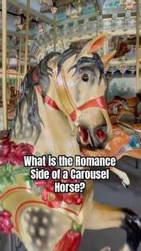 What is the Romance Side of a Carousel Horse? #carousel #merrygoround #history