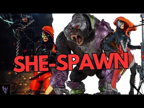McFarlane Toys Spawn She Spawn 7 Action Figure Deluxe Box Set: Women of Action Figure Collection