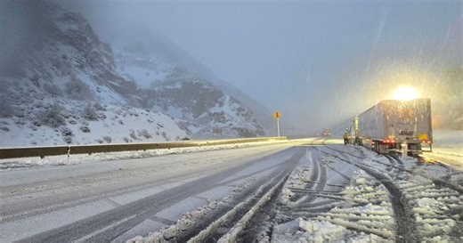 Winter driving conditions return as UHP reminds drivers to slow down and be prepared