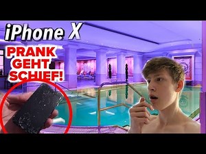 IPHONE X PRANK AN PUUKI GEHT SCHIEF (Handy Schrott ) 😱
