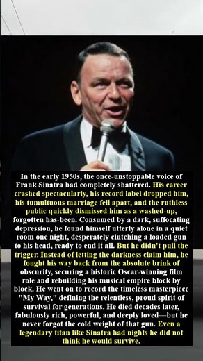 Frank Sinatra: The Untold Story of the Night That Almost Ended a Legend