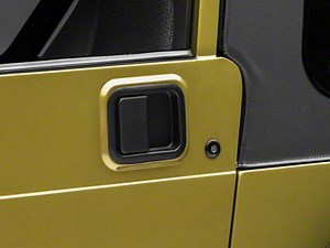 Jeep Wrangler Paddle Door Handle; Black (87-06 Jeep Wrangler YJ & TJ w/ Full Steel Doors)