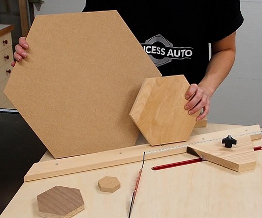 How to Cut Hexagons Any Size