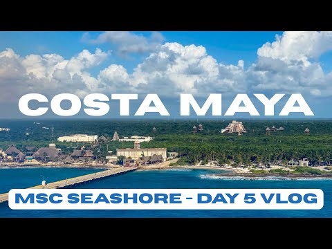MSC Seashore | Exploring local Mexico on our own, Costa Maya port, 'White Night' and more!