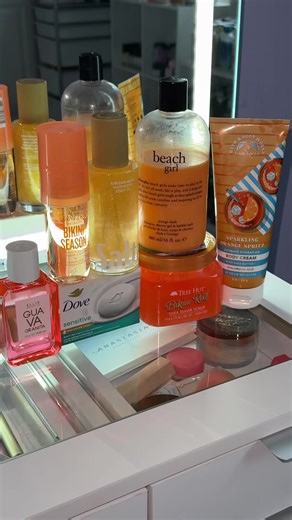 help me pick out a summery shower routine 🍊🌊🌴 @Dove Beauty & Personal Care @Tree Hut @philosophy @Saltair Body @Bath & Body Works @Sol de Janeiro @Ellis Brooklyn #showerroutine #hygieneroutine #hygieneproducts #hygienetips #girlythings
