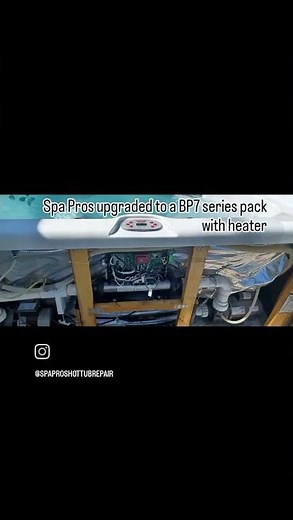 Upgraded Balboa BP7 control system with heater by Spa Pros