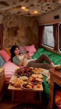 heavy snowfall relaxation alone warrior but enjoy with snow fall bonfire relaxation