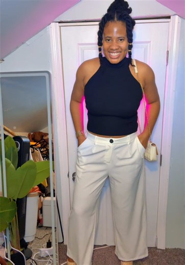 Elengatine Women’s White Tailored Wide-Leg Pants Review