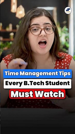 ⏰ Time Management Tips for B.Tech Students | Study Smarter, Not Harder! #btechstudyhacks #btechtips