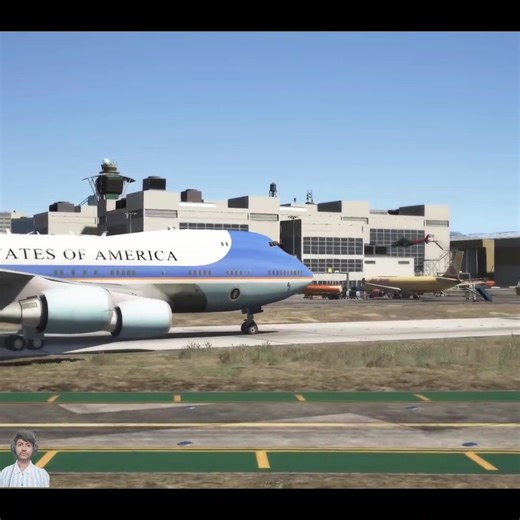 97K views · 416 reactions | Boeing VC-25 Air Force One Emergency Landing On The Beach _ GTA 5 | RAI official | Facebook